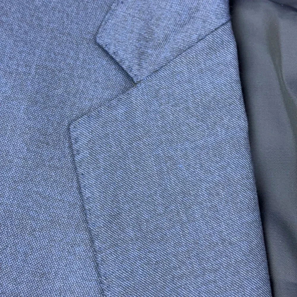 Brooks Brothers 44R Suit Jacket Blazer Blue 100% Wool Tallia di Delfino USA Made